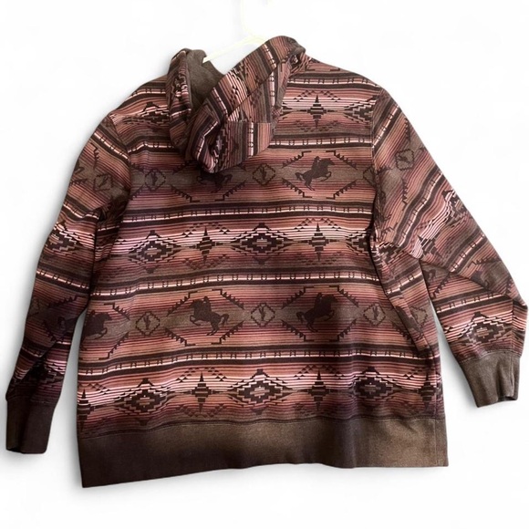Ariat Real Old West Hooded Sweatshirt - Picture 4 of 4